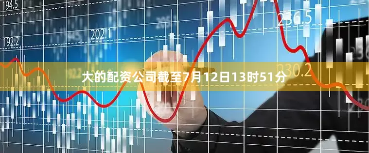 大的配资公司截至7月12日13时51分